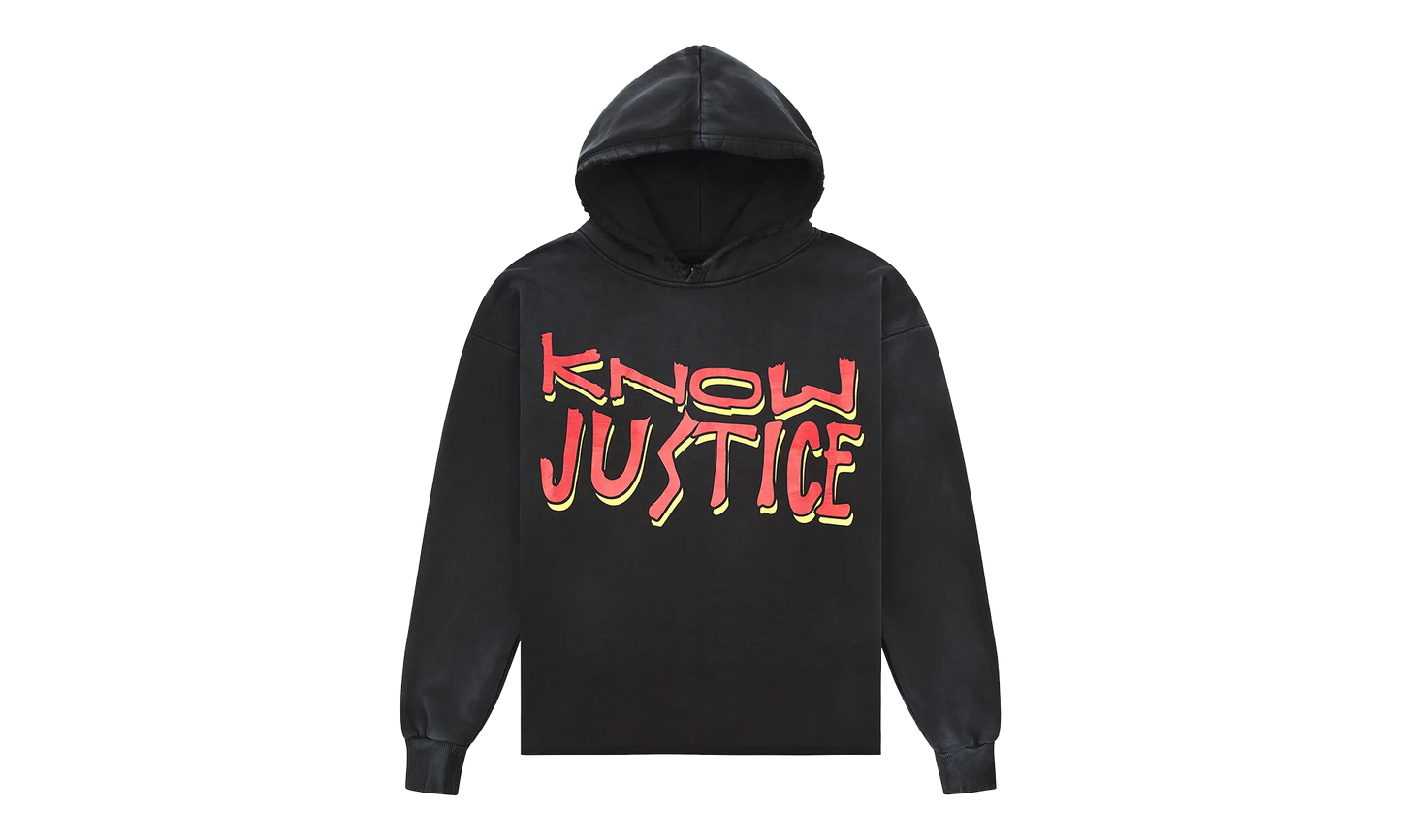 Know Justice Know Peace Hoodie "Black" BAR14