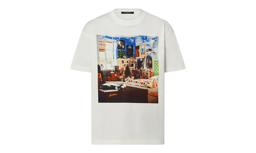 Teen Bedroom Printed Short Sleeve Tee "White" 1ABY44