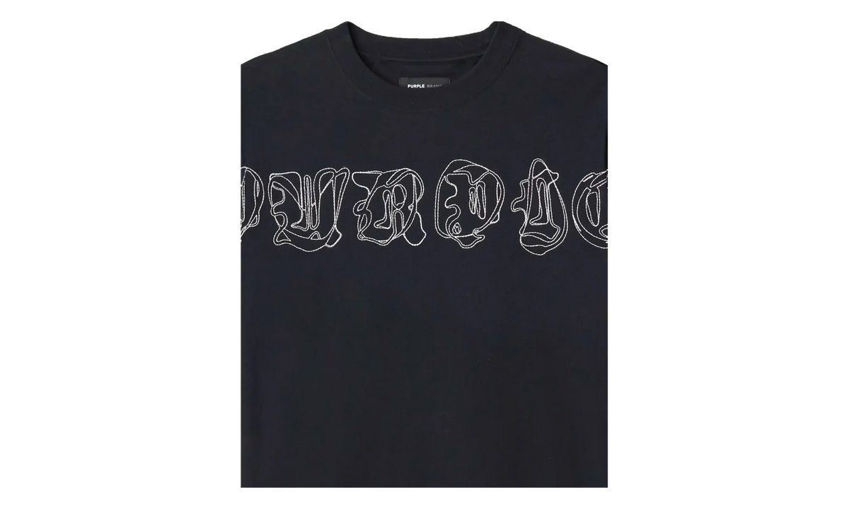 Logo Print Cotton T-Shirt "Black" P104 TBGO425