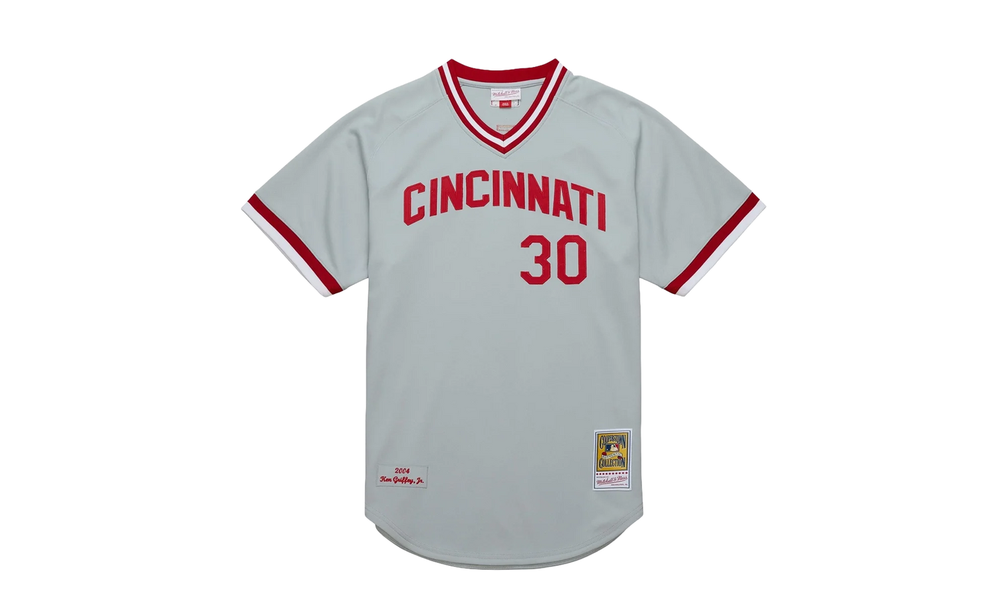 MLB Ken Griffey Jr. Alternate Jersey "2004 Cincinnati Reds - Grey" AJY17187 CRE04KGJGREY