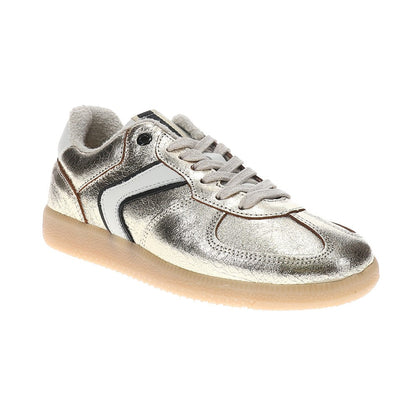 Sylvia Metallic Lace Up Sneakers