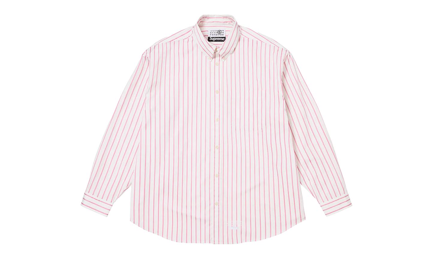 MM6 Maison Margiela Stripe Shirt "SS26 - White" SU27190