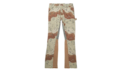 Chocolate Chip LA Flare Camouflage Trousers "Brown" LA 5365 FCHCH