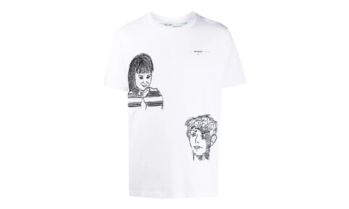Unfinished S/S Over T-Shirt "White" OMAA027S201850090110