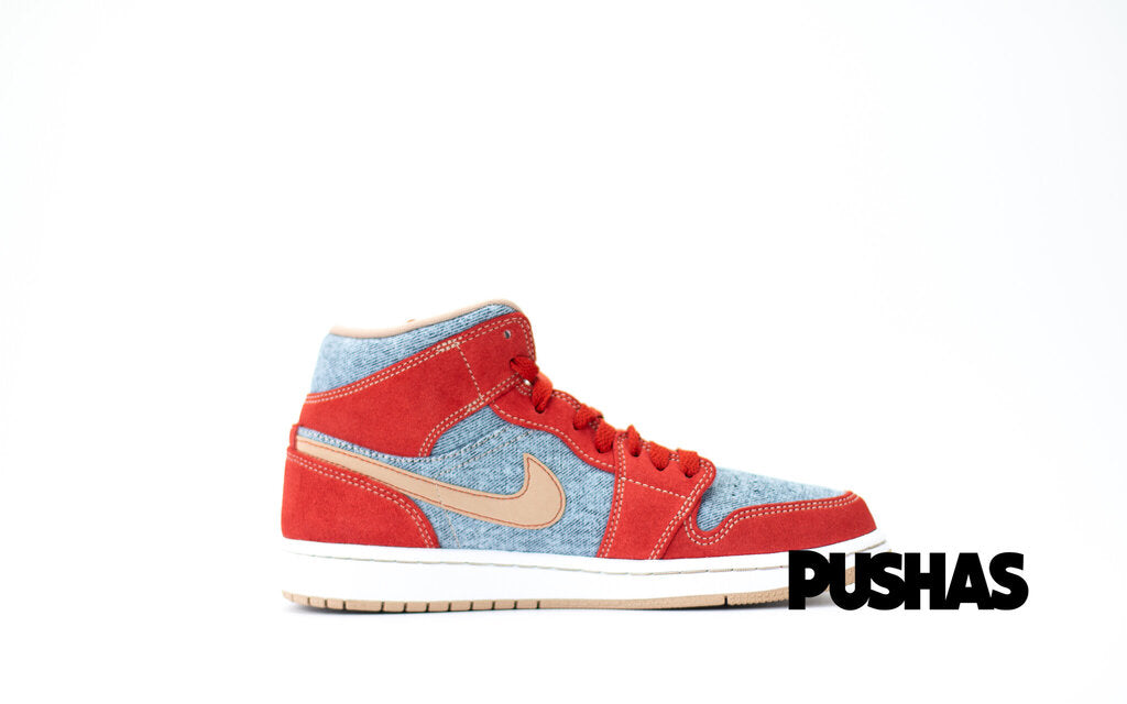 1 Mid 'Denim Red' (2021)