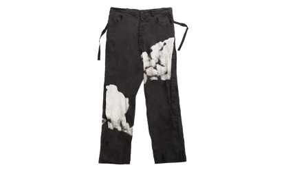 Printed Linen Trouser "Black Base" UC1E4501 1 BLAC