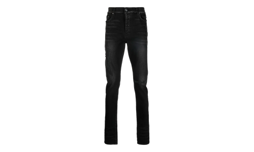 Distressed Logo Jeans "Aged Black" PS23MDS007 023