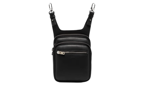 Calf Hip Pouch "Black / Silver" W0A32326CA BLS