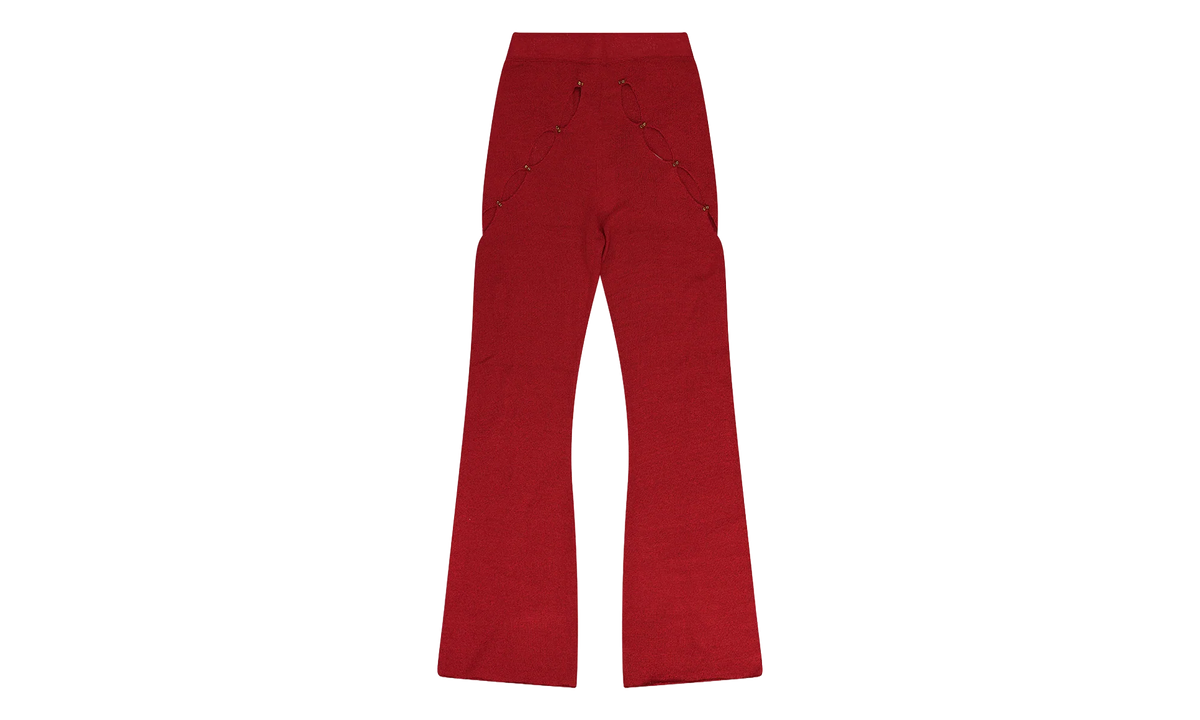 Knit Flared Pants WMNS "Red" RHDWBTM0003 RED