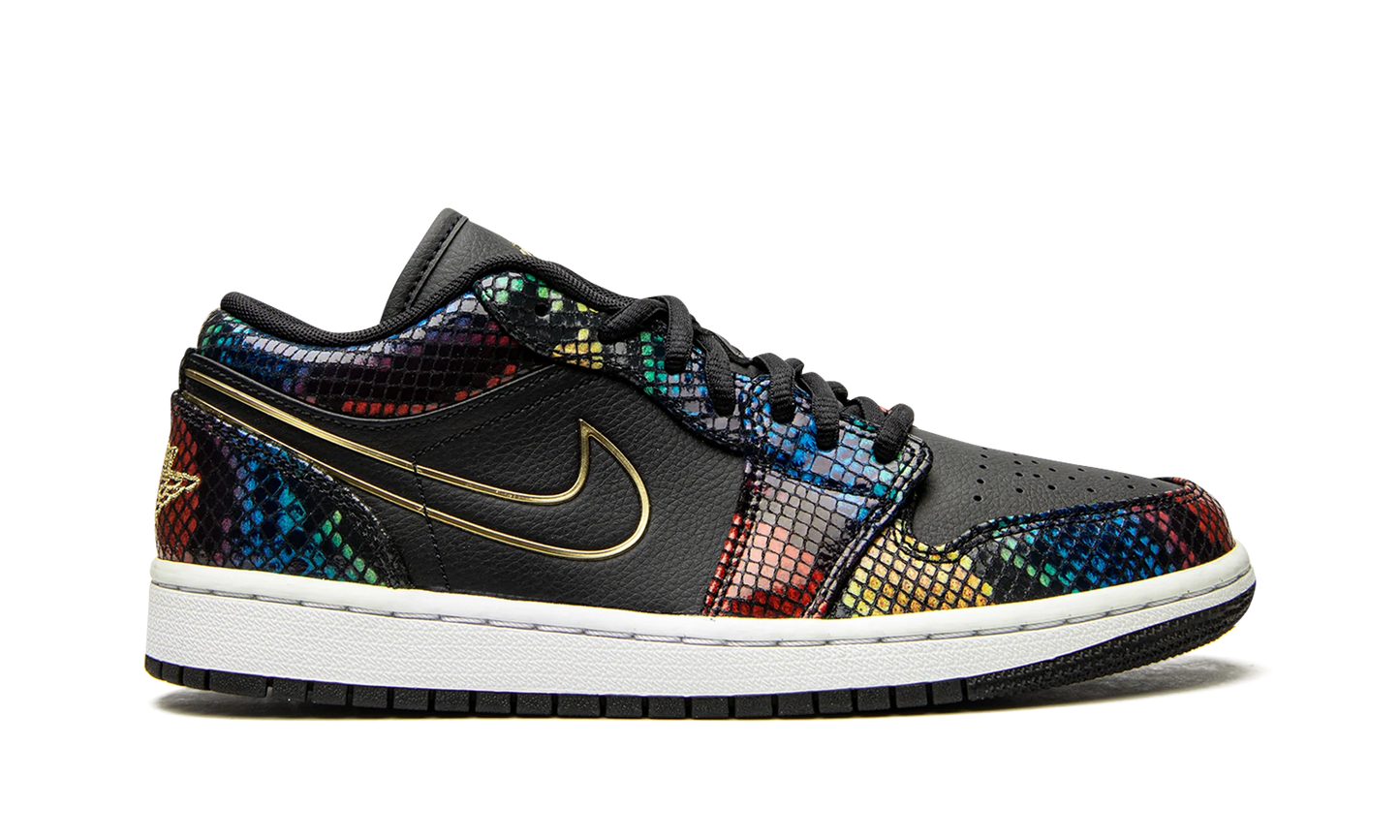 Air Jordan 1 Low WMNS "Multicolor Snakeskin" CW5580 001