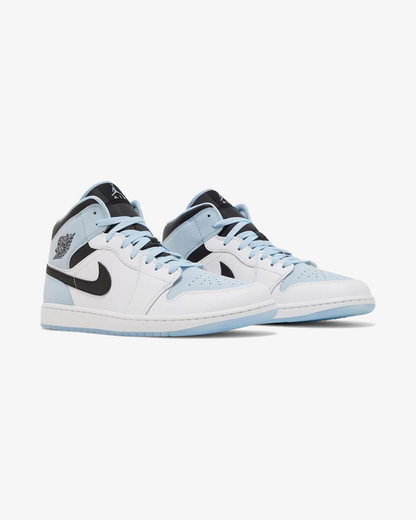 NIKE AIR JORDAN1 MID SE WHITE ICE BLUE 2023