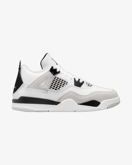 NIKE AIR JORDAN4 RETRO PRESCHOOL MILITARY BLACK (NEW)