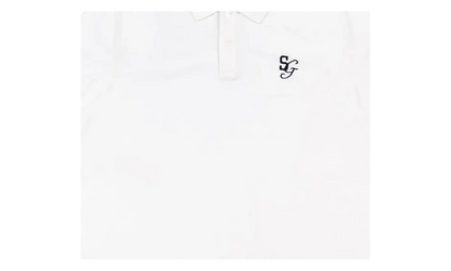 Frankie Polo Short Sleeve T-Shirt "White" SMT09 1WHT