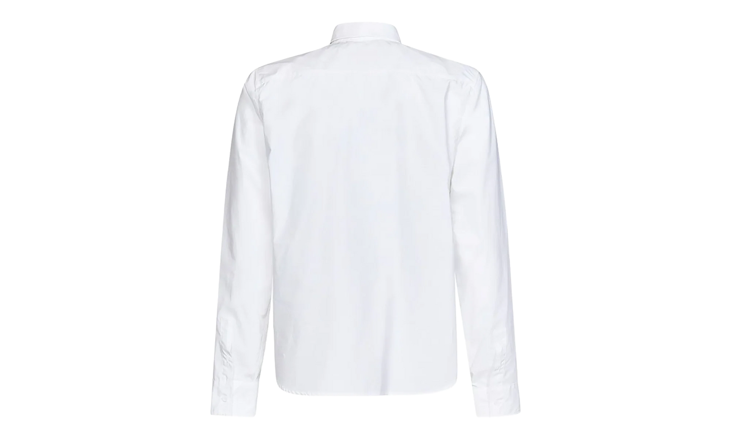 Straight Point Collar Shirt "White" OMGE006S23FAB0060101