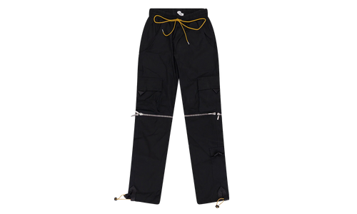 Knee Zip Cargo Pants "Black" BKZ001