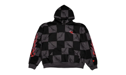 Anti Promo 99 Eyes ATL Flame Hooded Sweatshirt "Black / Grey" MB15