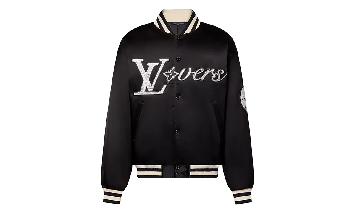 Embroidered Crystal Lovers Logo Nylon Jacket "Pharrell Williams - Black" 1AFHWQ