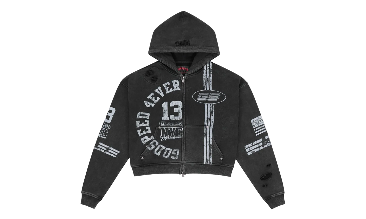 Roadster Zip Hoodie "Black" GS079