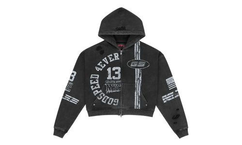 Roadster Zip Hoodie "Black" GS079