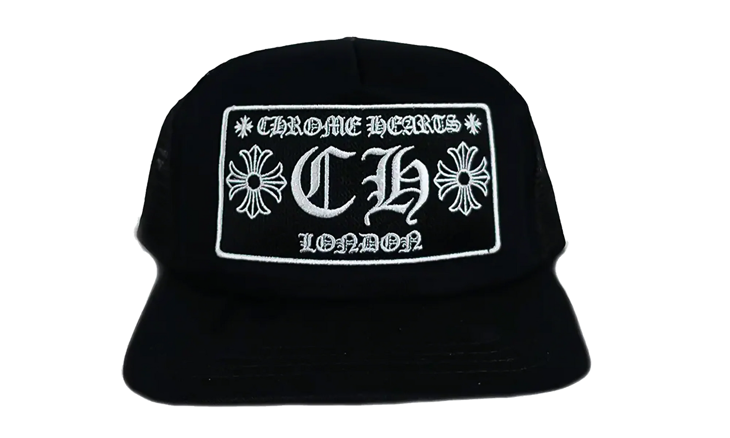 TRUCKER HAT "LONDON - Black/White" CHRM0939