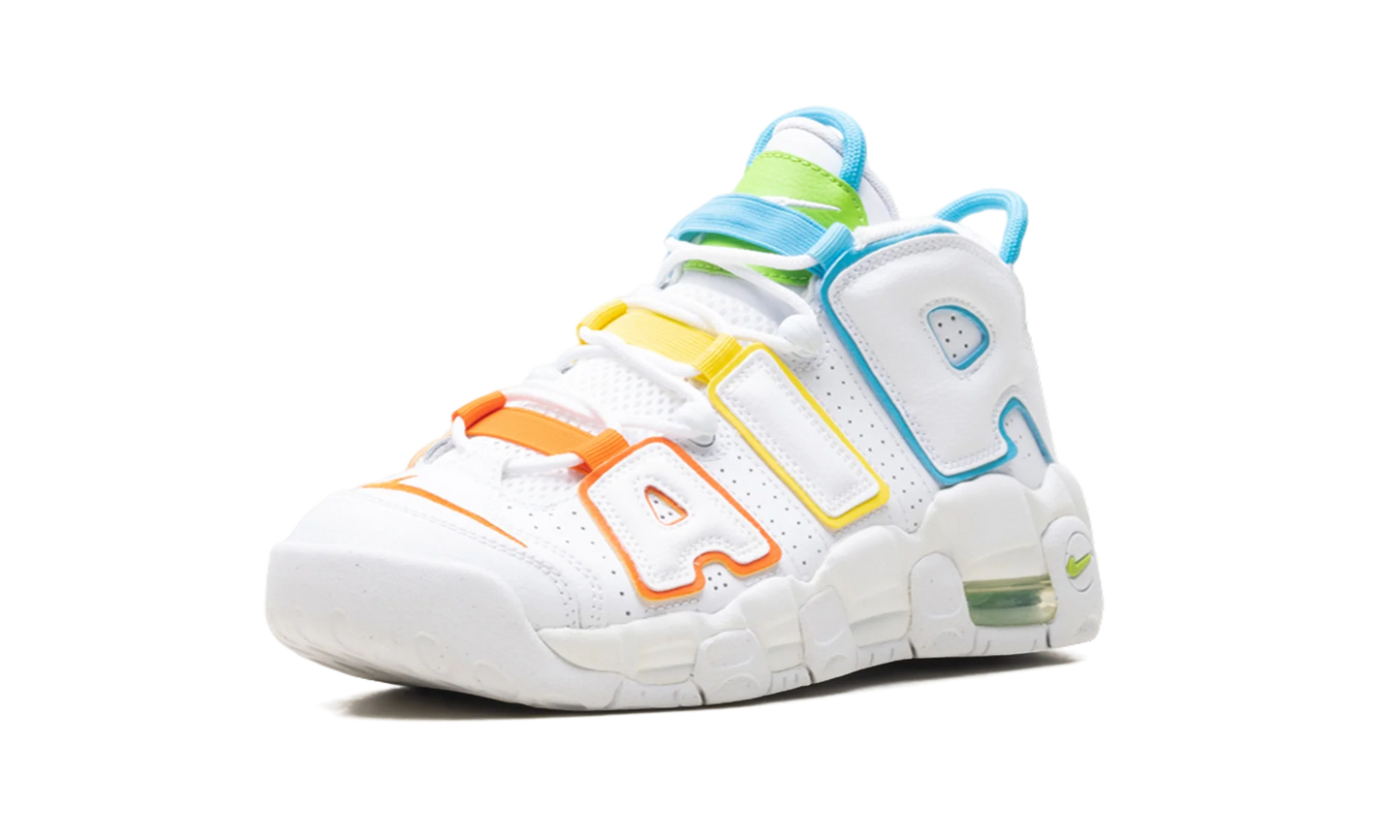 Air More Uptempo GS "White Multi-Color" FJ4624 100