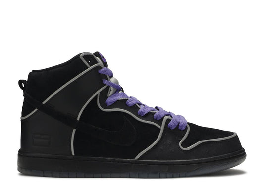 Dunk High Black Purple Box (WORN)