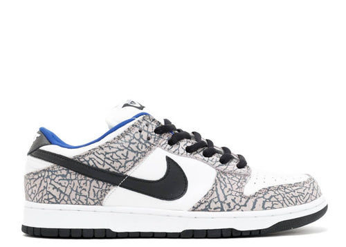 Dunk Low Supreme White Cement (2002) (WORN)
