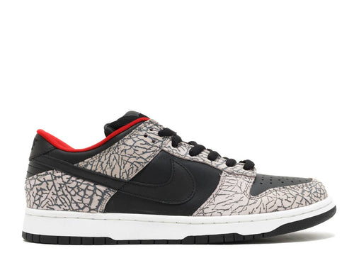 Dunk Low Supreme Black Cement (2002) (WORN)