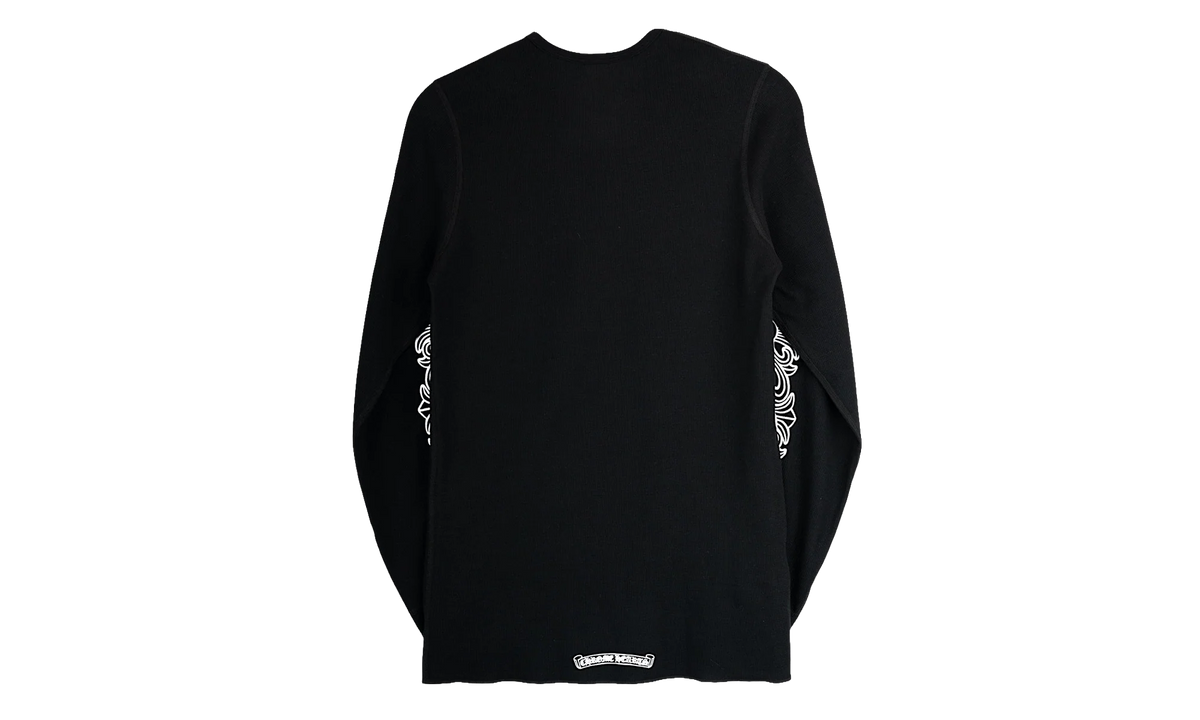 Horseshoe Floral Thermal "Black" CHRM0794