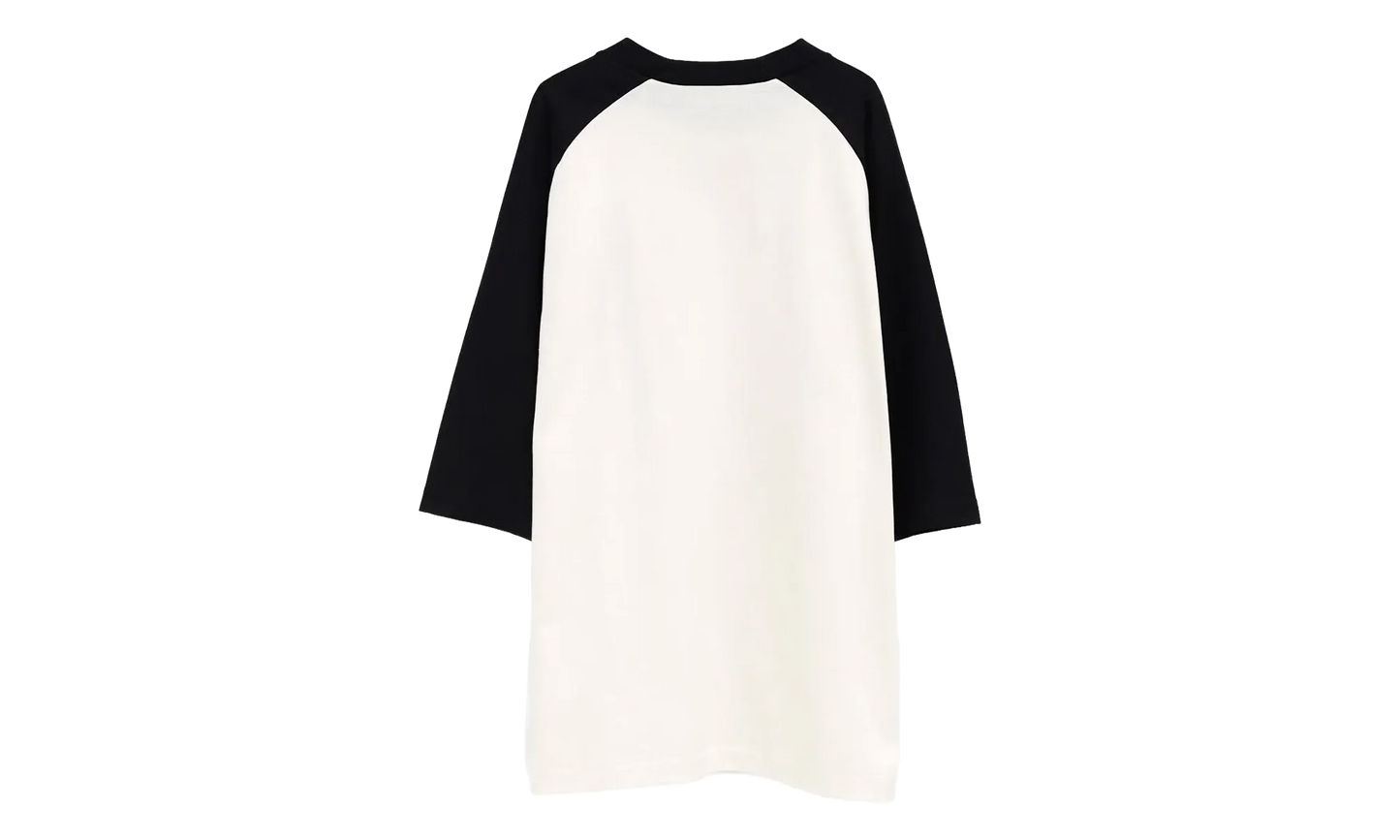 Baseball Short Sleeve Tee "Ivory Body / Black" 125HO254482F