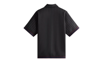 Pinstripe Woodpoint Shooting Shirt "Black" KHM031018 001