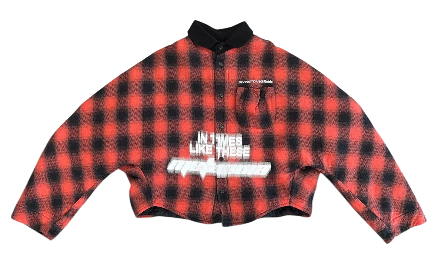 In Times Like These Abraxas Shirt "Red Plaid" ITLA SI60 RED