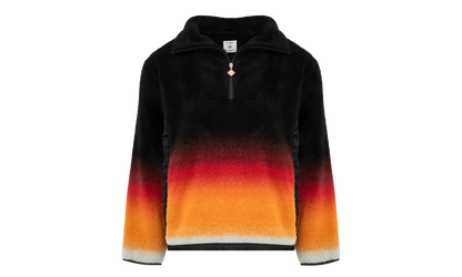 Gradient Fleece Quarter Zip Sweatshirt "Gradient - Black" M AW25 JK 376 01 EX SKI GRAD