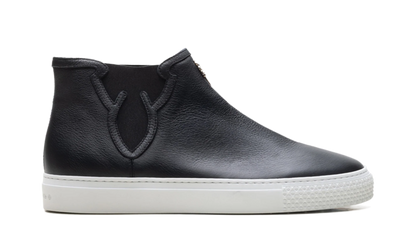 Leather High Top Trainers "Black" CHRM1173