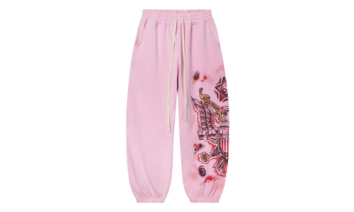 FLAG SWEATPANTS "Pink" VAL101