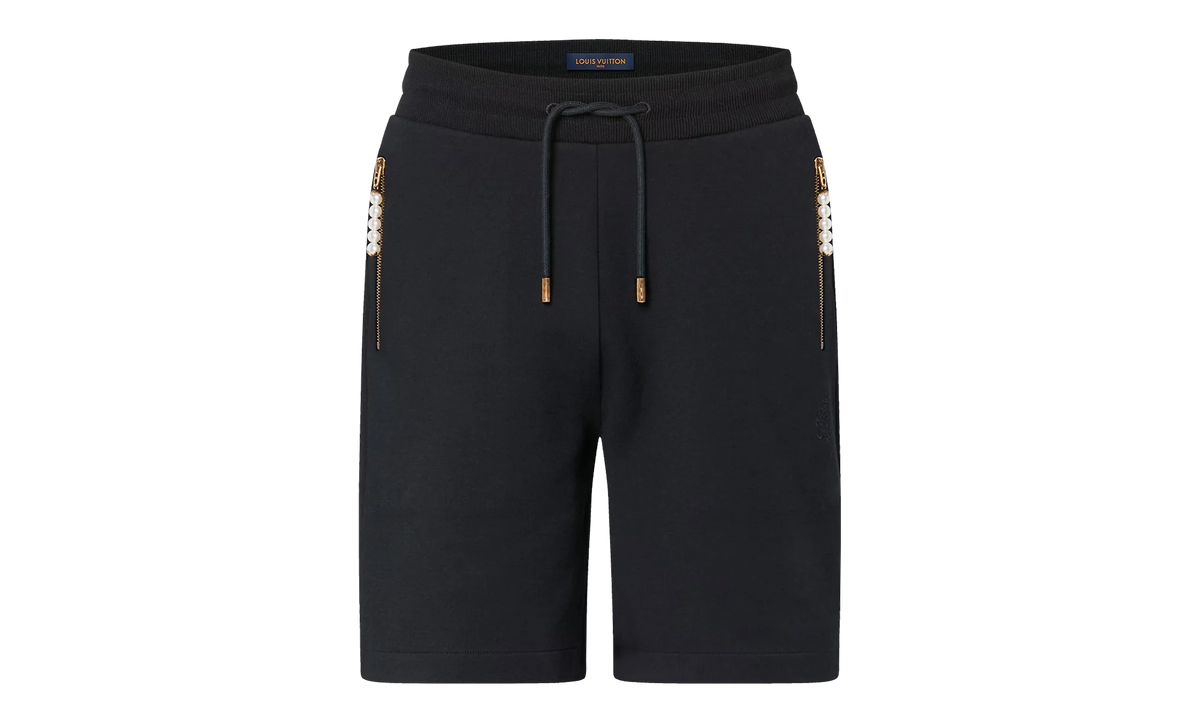 Icons Embroidered Sweatshorts "Black" 1AGJQY