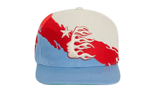 Paintbrush Snapback Hat "Red / Blue" HSR214