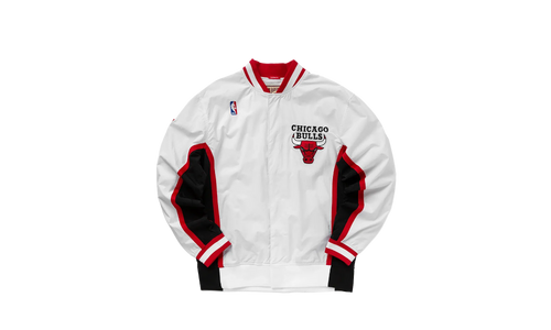 NBA Authentic Warm Up Jacket "1996 Chicago Bulls - White" AWJKCP19042 CBUWHBK96