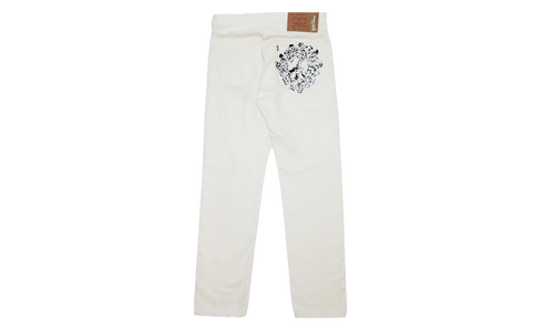 Peace Pocket Denim "White" DT408