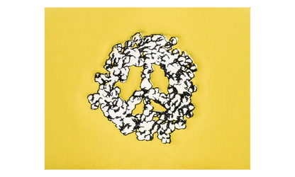 Cotton Peace Wreath Trucker Hat "Yellow" DT548
