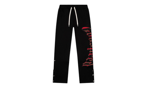 OG Logo Sweatpant "Black Red Plaid" GS095
