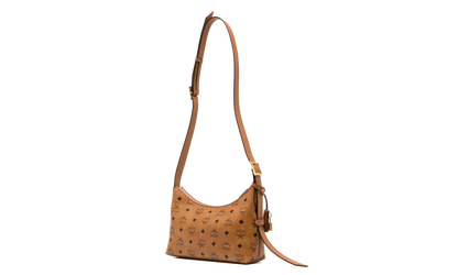 Small Aren Hobo in Visetos "Cognac" MWHESTA01CO001