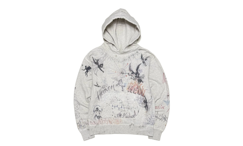 Graffiti Hoodie "Light Grey" SM A21 0000 056