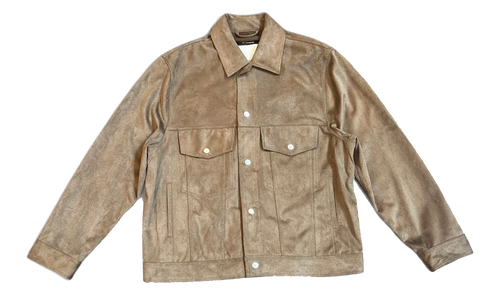 Worker Jacket "Twill Suede Knit - Brown" 261 MJK052 SKNTBRN
