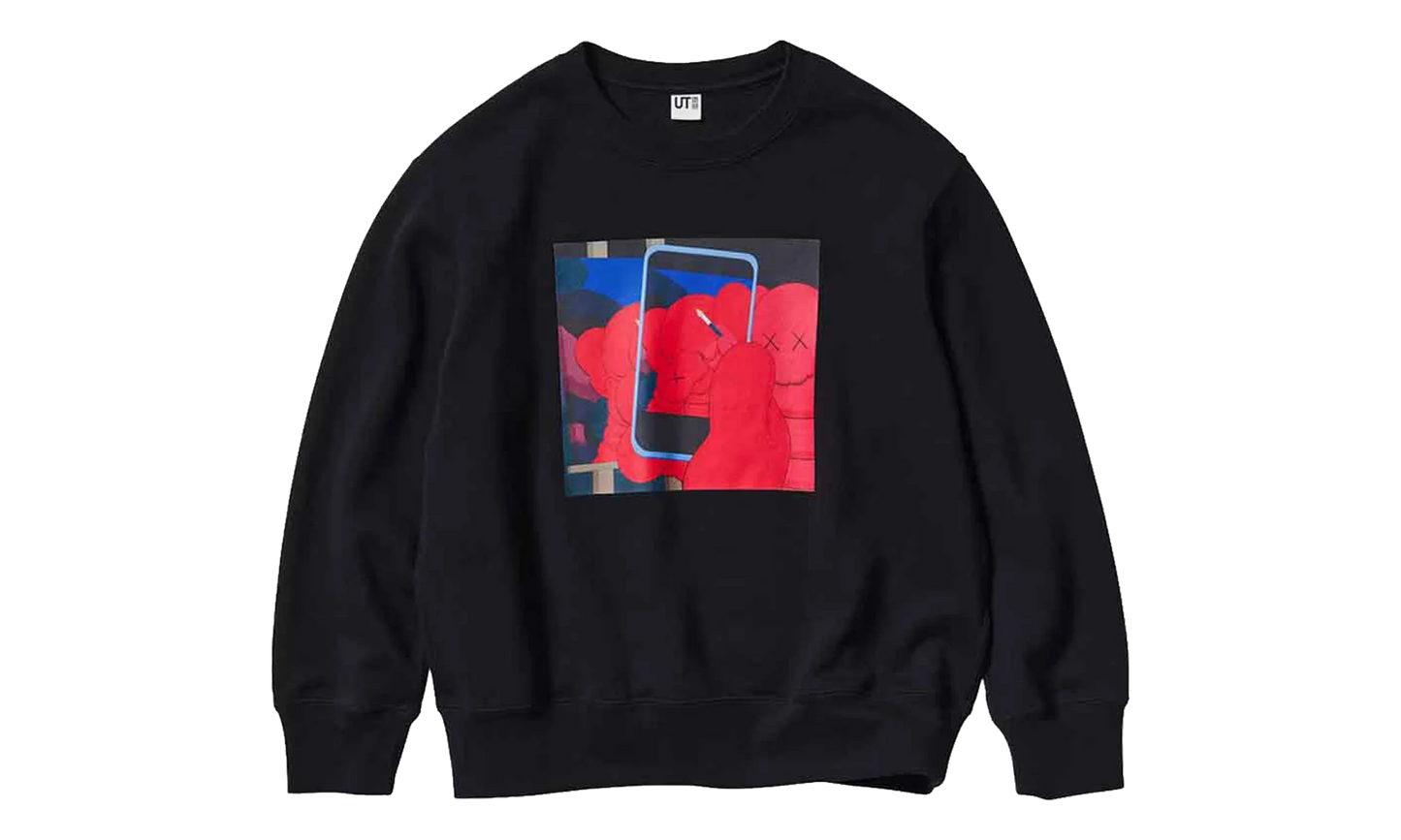Uniqlo Warhol Graphic Sweatshirt (Full Set) "Black" KAWS202484