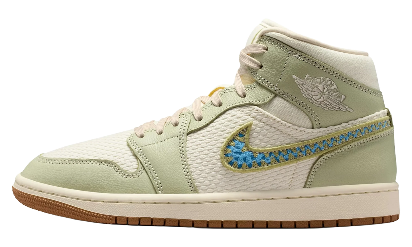 Air Jordan 1 Mid SE WMNS "Olive Aura" II0570 302