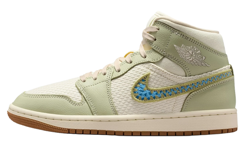 Air Jordan 1 Mid SE WMNS "Olive Aura" II0570 302