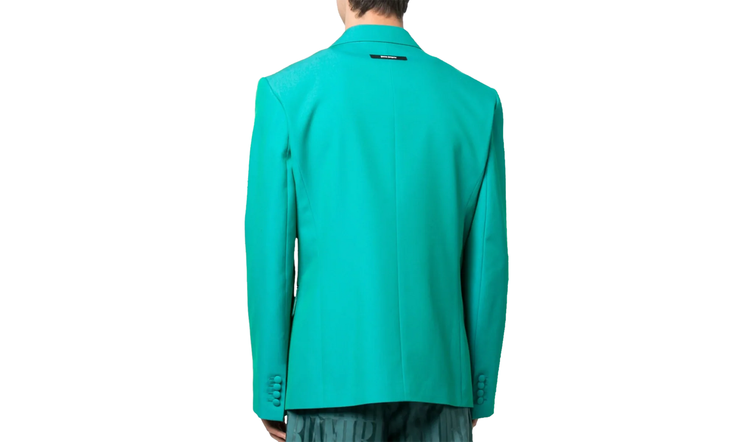 Sonny Double Breasted Blazer "Turquoise" PMEN026S23FAB001 TUR