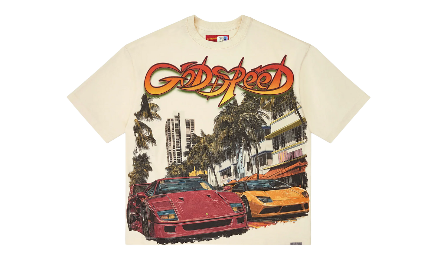 South Beach Drive Miami Superrun T-Shirt "Bone" GS100