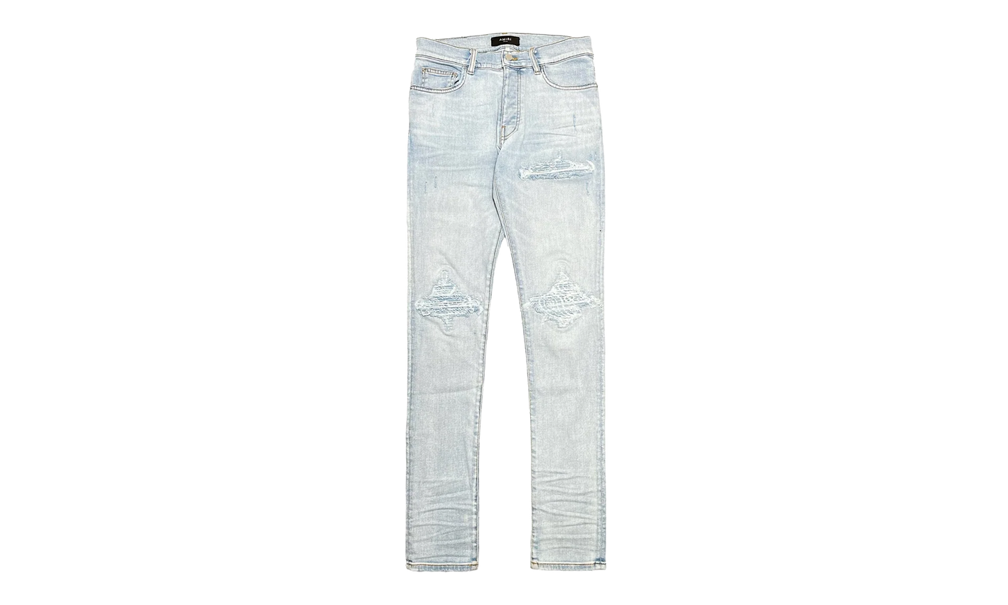 MX1 Bandana Jacquard Patch Jeans "Vintage Black" AMDNSY1044